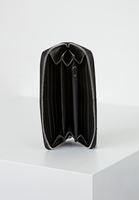 Bayan Siyah Fermuar Detaylı Cüzdan