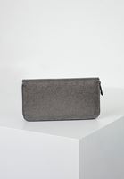 Bayan Gümüş Fermuar Detaylı Cüzdan