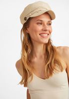 Bayan Bej Hasır Şapka