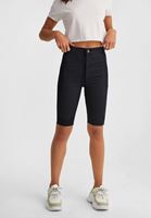 Bayan Mavi Denim Bisikletçi Taytı