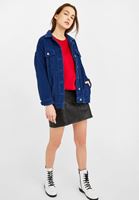 Bayan Kırmızı Oversize Sweatshirt