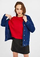 Bayan Kırmızı Oversize Sweatshirt