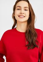 Bayan Kırmızı Oversize Sweatshirt