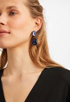 Bayan Çok Renkli Taş Uçlu Küpe