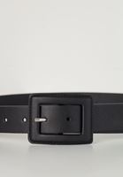 Bayan Siyah Kare Tokalı Kemer