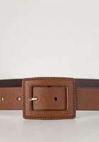 Bayan Kahverengi Kare Tokalı Kemer