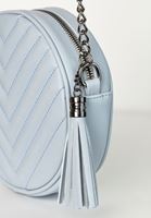 Bayan Mavi Püsküllü Askılı Çanta