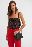 Bayan Siyah Püsküllü Askılı Çanta