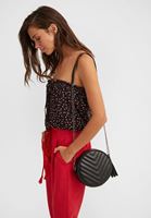 Bayan Siyah Püsküllü Askılı Çanta