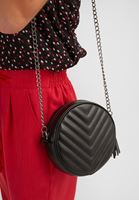 Bayan Siyah Püsküllü Askılı Çanta