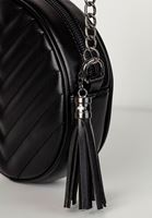 Bayan Siyah Püsküllü Askılı Çanta