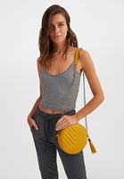 Bayan Sarı Püsküllü Askılı Çanta