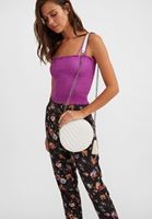 Bayan Beyaz Püsküllü Askılı Çanta