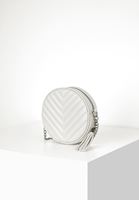 Bayan Beyaz Püsküllü Askılı Çanta