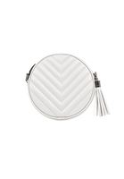 Bayan Beyaz Püsküllü Askılı Çanta