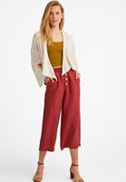 Women Beige Lace Kimono