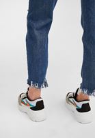 Bayan Lacivert Boru Paça Pantolon