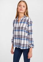 Bayan Çok Renkli Desenli Pamuk Gömlek