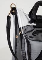 Bayan Siyah Şeffaf Detaylı Çanta