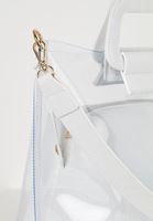 Bayan Beyaz Şeffaf Detaylı Çanta