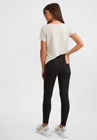 Bayan Siyah Yüksek Bel Dar Paça Pantolon