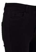 Bayan Siyah Yüksek Bel Dar Paça Pantolon