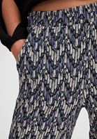 Bayan Çok Renkli Jakarlı Simli Pantolon