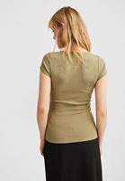 Bayan Yeşil U Yaka Tişört