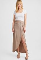 Bayan Beyaz U Yaka Tişört