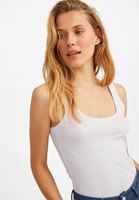 Bayan Beyaz U Yaka Atlet