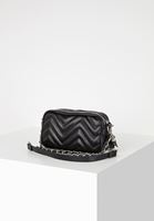 Bayan Siyah Nakış Detaylı Kol Çantası