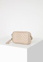 Bayan Krem Nakış Detaylı Kol Çantası