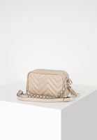 Bayan Krem Nakış Detaylı Kol Çantası