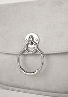 Bayan Mavi Askılı Süet Çanta