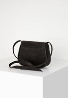 Bayan Siyah Askılı Süet Çanta