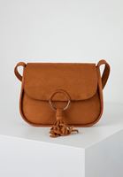 Bayan Kahverengi Püsküllü Süet Çanta