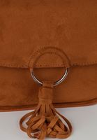 Bayan Kahverengi Püsküllü Süet Çanta