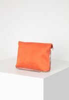 Bayan Kırmızı Fermuar Detaylı Süet El Çantası