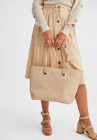 Bayan Krem Cep Detaylı Kol Çantası