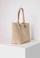 Bayan Krem Cep Detaylı Kol Çantası