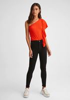 Bayan Siyah Yüksek Bel Skinny Kot Pantolon