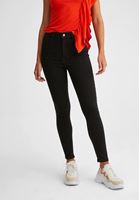 Bayan Siyah Yüksek Bel Skinny Kot Pantolon