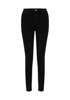 Bayan Siyah Yüksek Bel Skinny Kot Pantolon