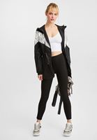 Bayan Siyah Blok Renkli Ceket