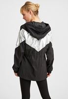 Bayan Siyah Blok Renkli Ceket