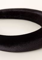 Bayan Siyah Kadife Saç Bandı