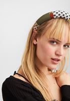 Bayan Çok Renkli Kadife Saç Bandı