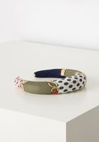 Bayan Çok Renkli Kadife Saç Bandı