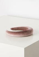 Bayan Pembe Kadife Saç Bandı