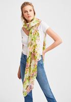 Women Green Patterned Scarf
